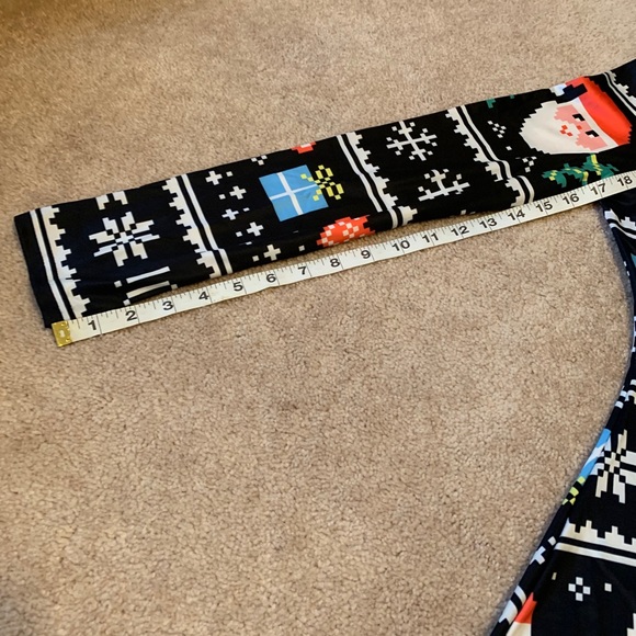 LADIES SANTA 🎅 “HOHOHO” PRINT DRESS NWOT L… - Picture 15 of 16